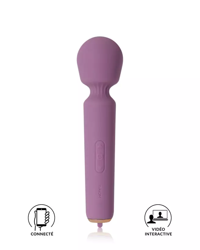SVAKOM Mini Emma Neo Parme, wand vibrant haute performance, design élégant et connectivité avancée-1