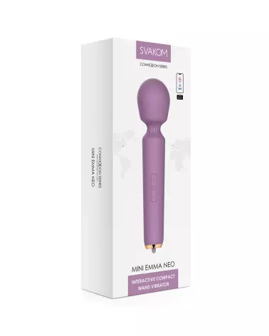 SVAKOM Mini Emma Neo Parme, wand vibrant haute performance, design élégant et connectivité avancée-2