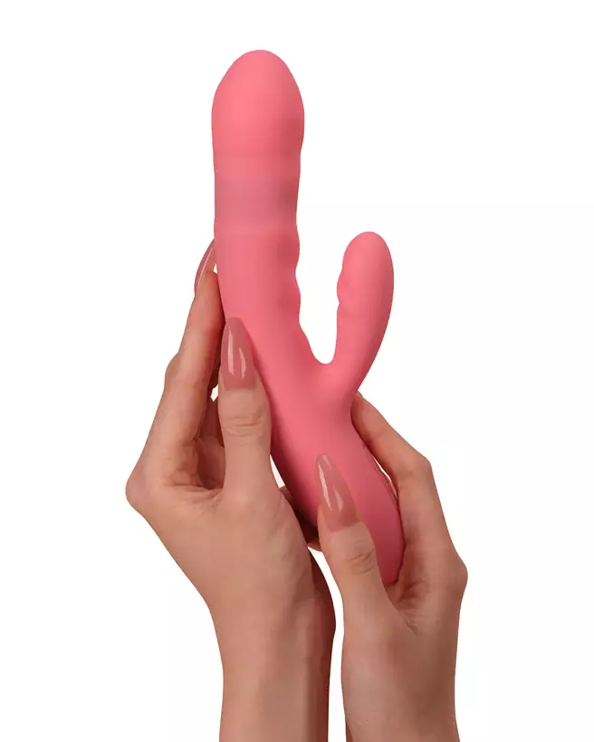 Image du SVAKOM Avery Strawberry Rose, vibromasseur rabbit haut de gamme-3