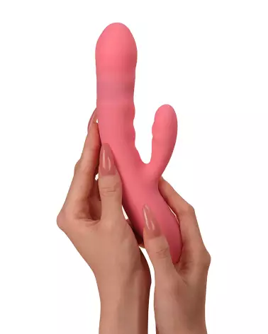 Image du SVAKOM Avery Strawberry Rose, vibromasseur rabbit haut de gamme-3