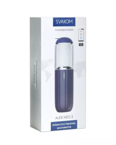 Image SVAKOM Alex Neo 2 Noir - Masturbateur connecté et interactif pour expérience immersive-2