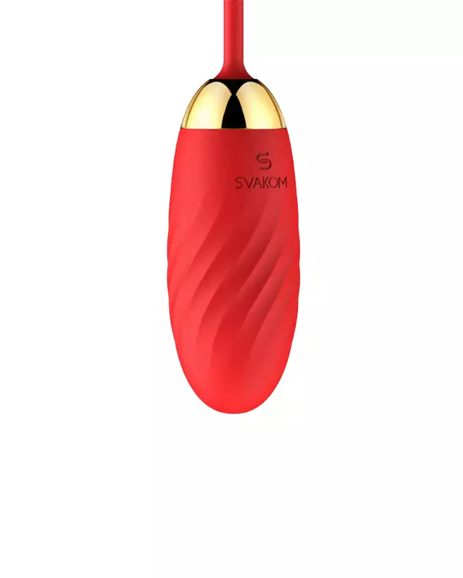 Image SVAKOM ELLA NEO Rouge - Œuf Vibrant Télécommandé High-Tech-3