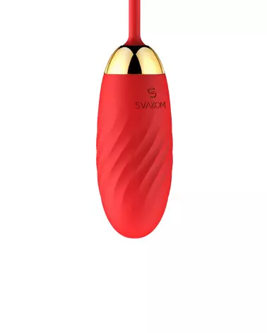 Image SVAKOM ELLA NEO Rouge - Œuf Vibrant Télécommandé High-Tech-3