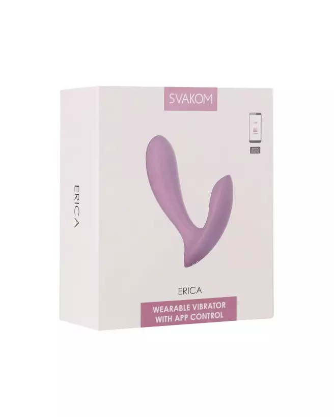 Image de la culotte vibrante SVAKOM Erica Rose, discrète et élégante pour stimulation intime-2