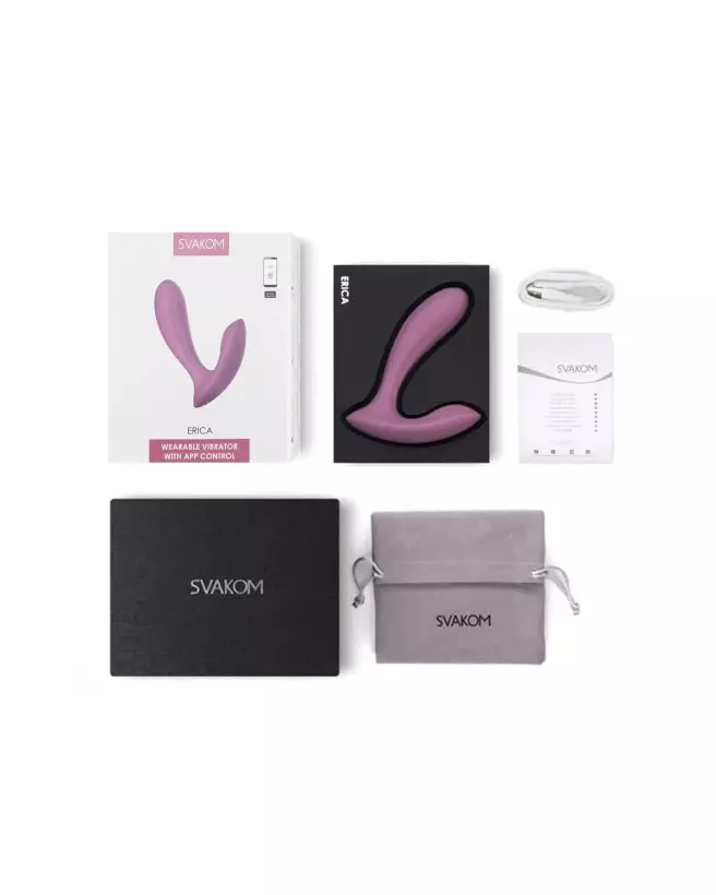 Image de la culotte vibrante SVAKOM Erica Rose, discrète et élégante pour stimulation intime-6