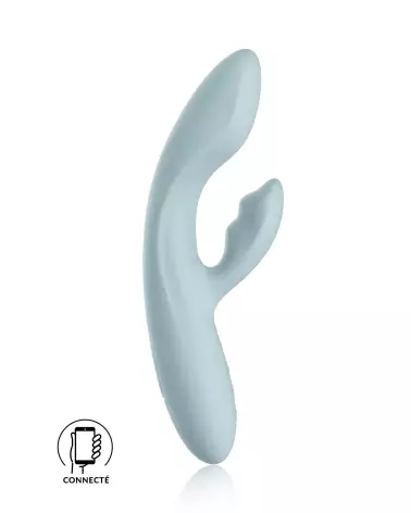 Image SVAKOM CHIKA GREY VERT - Stimulateur Point G haute performance-1