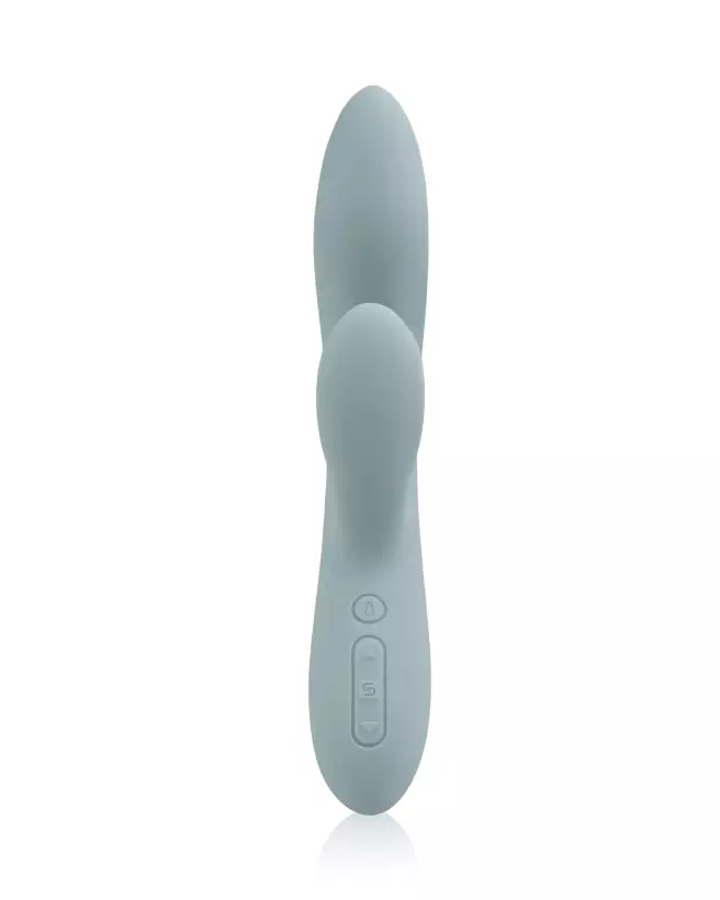 Image SVAKOM CHIKA GREY VERT - Stimulateur Point G haute performance-3