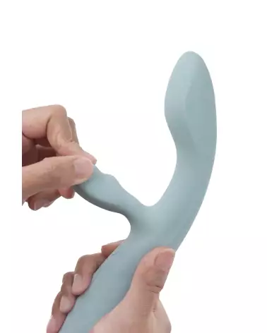Image SVAKOM CHIKA GREY VERT - Stimulateur Point G haute performance-4