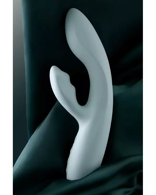 Image SVAKOM CHIKA GREY VERT - Stimulateur Point G haute performance-5