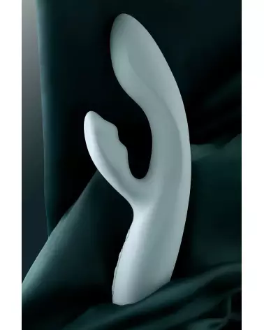Image SVAKOM CHIKA GREY VERT - Stimulateur Point G haute performance-5