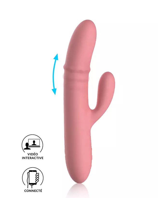 Image du SVAKOM MORA NEO ROSE, vibromasseur rabbit de luxe pour plaisir intense-1