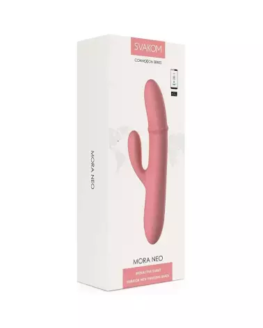 Image du SVAKOM MORA NEO ROSE, vibromasseur rabbit de luxe pour plaisir intense-2