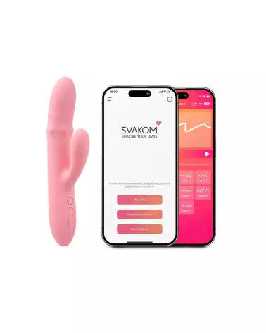 Image du SVAKOM MORA NEO ROSE, vibromasseur rabbit de luxe pour plaisir intense-5