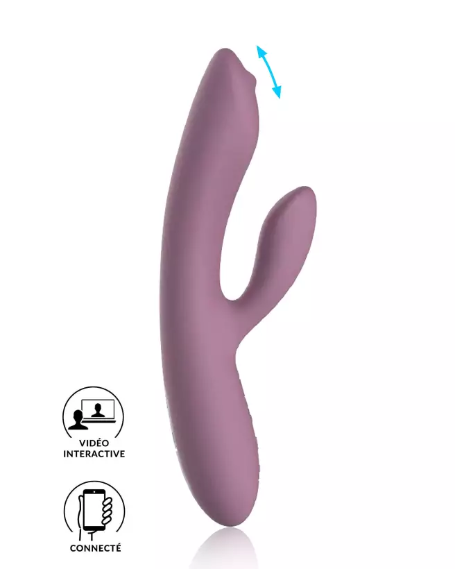 Image du vibromasseur SVAKOM Trysta Neo Rose, un rabbit vibrant pour plaisir intense-1