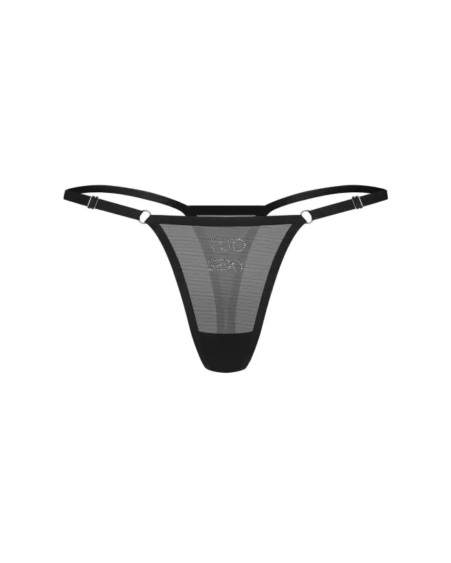 Image du String Sexy Violami par Obsessive avec détails en strass et sangles ajustables-8