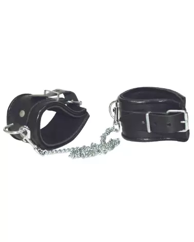 Menottes de cheville en cuir ZADO pour bondage de haute qualité-2