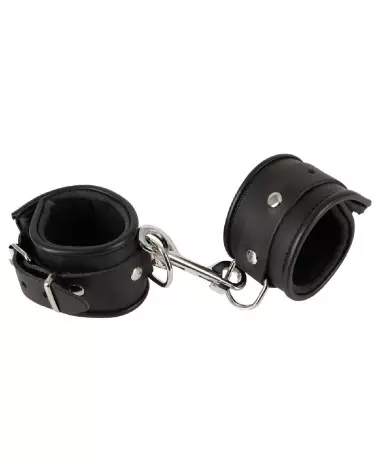 Menottes en cuir rembourrées ZADO ajustables et confortables-2