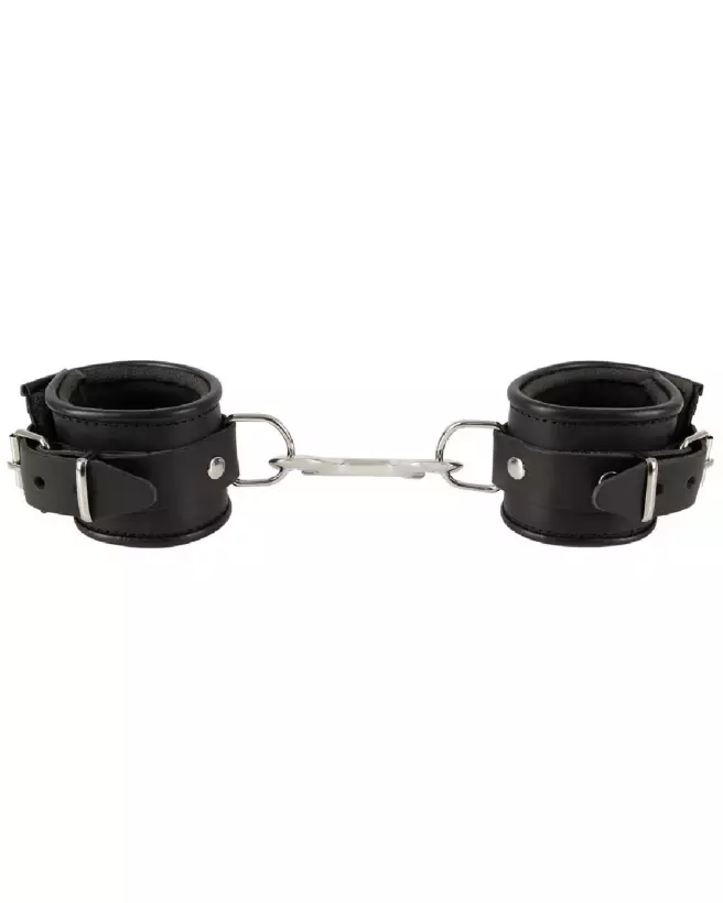 Menottes en cuir rembourrées ZADO ajustables et confortables-3