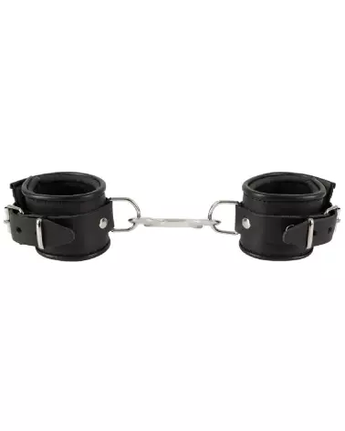 Menottes en cuir rembourrées ZADO ajustables et confortables-3