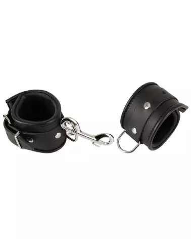 Menottes en cuir rembourrées ZADO ajustables et confortables-4