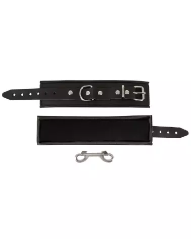 Menottes en cuir rembourrées ZADO ajustables et confortables-6