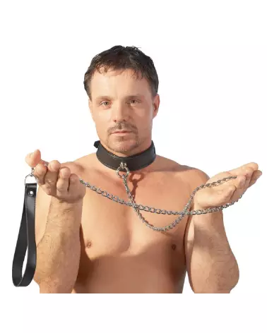 Laisse en cuir ZADO haute qualité 110 cm pour chiens-2