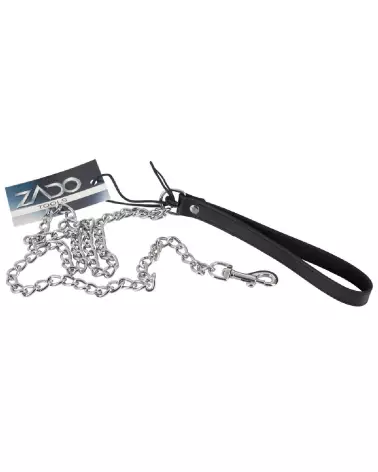Laisse en cuir ZADO haute qualité 110 cm pour chiens-4
