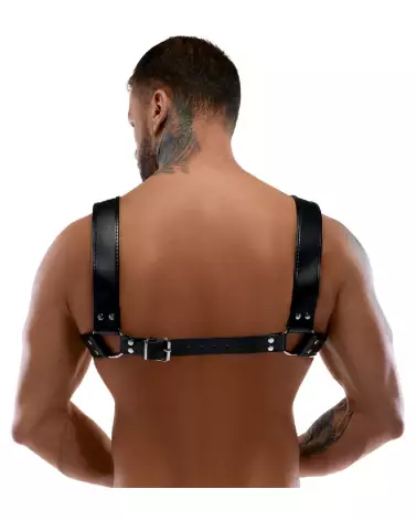 Harnais de poitrine en cuir ZADO pour homme, style robuste et élégant-4