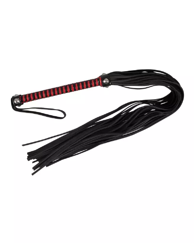 Fouet en cuir ZADO pour jeux de domination et BDSM de qualité supérieure-1