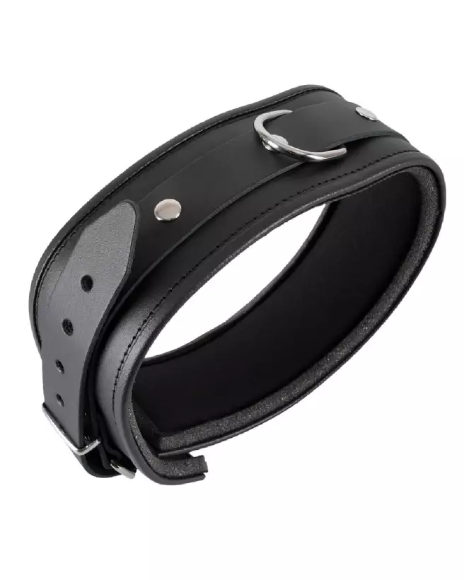 Collier en cuir ZADO pour chien, élégant et robuste-3