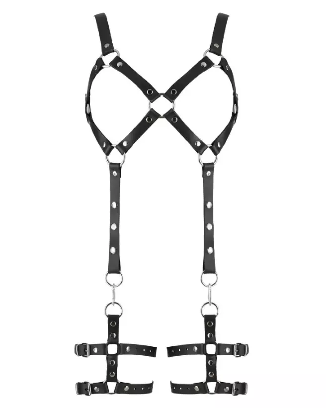 Image du harnais en cuir Zado, harnais de qualité supérieure et ajustable-6