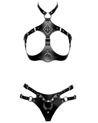 Image du Harnais en Cuir ZADO haute qualité, élégant et durable-6