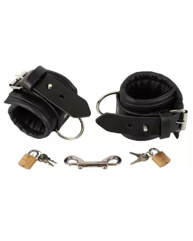 Menottes en cuir ZADO pour jeux érotiques de luxe-7