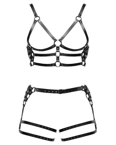 Harnais en cuir ZADO taille M/L pour homme, accessoire de mode élégant et durable-6