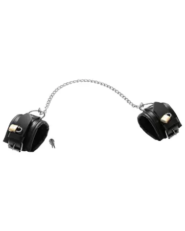 Menottes de chevilles en cuir ZADO pour bondage de qualité premium-7