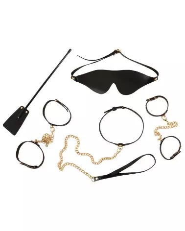 Image du Bad Kitty Bondage Set Gold, kit complet BDSM et fetish-5