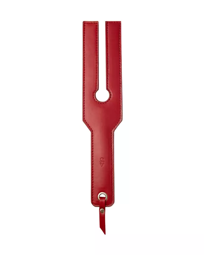 Cravache Inferro Obsessive rouge pour jeux de domination et pratiques BDSM-1