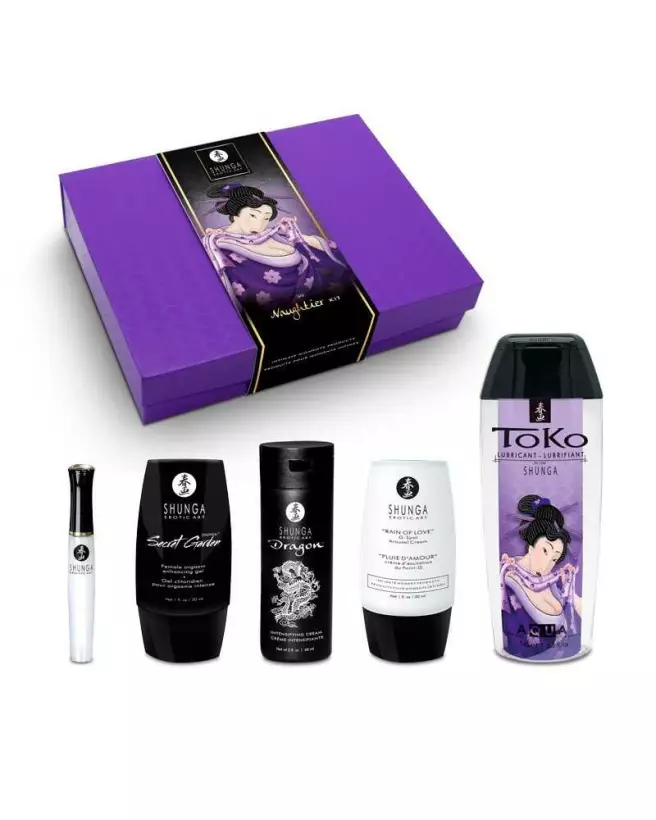 Kit Shunga stimulant rapide pour femme avec lubrifiant et crèmes érotiques-1