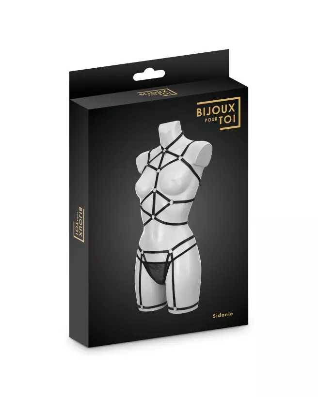 Harnais Sidonie élégant par Bijoux Pour Toi, style audacieux et séduisant-2