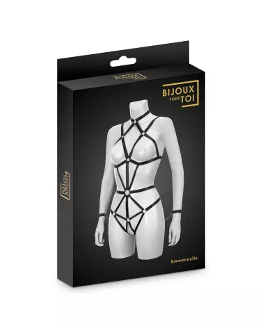 Harnais Emmanuelle bijoux sensuel de BIJOUX POUR TOI en style fetish chic-2