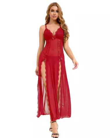 Nuisette rouge Paris Hollywood taille L/XL élégante et séduisante-1