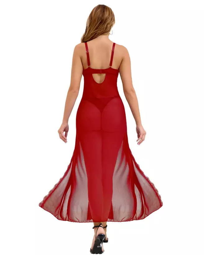Nuisette rouge Paris Hollywood taille L/XL élégante et séduisante-2