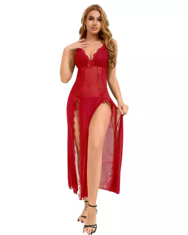Nuisette rouge Paris Hollywood taille L/XL élégante et séduisante-4