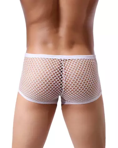 Boxer homme en résille blanc Paris Hollywood taille L/XL-2
