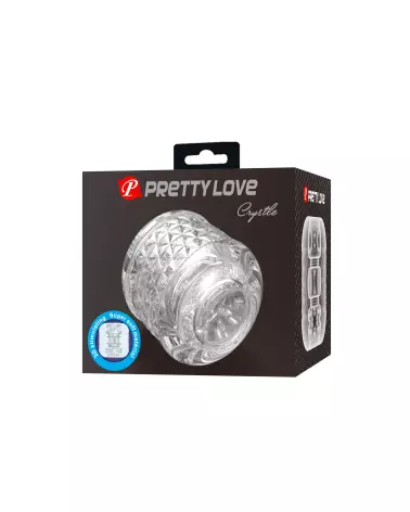 Image du masturbateur PRETTY LOVE CRYSTLE de Pretty Love, design discret et efficace pour plaisir solo intensifié-2
