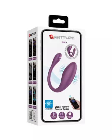 Image de l'œuf vibrant télécommandé PRETTY LOVE DORA, jouet érotique discret et puissant-2