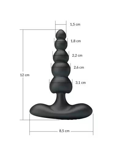 Image du plug anal Pretty Love Corban en silicone, idéal pour débutants-4