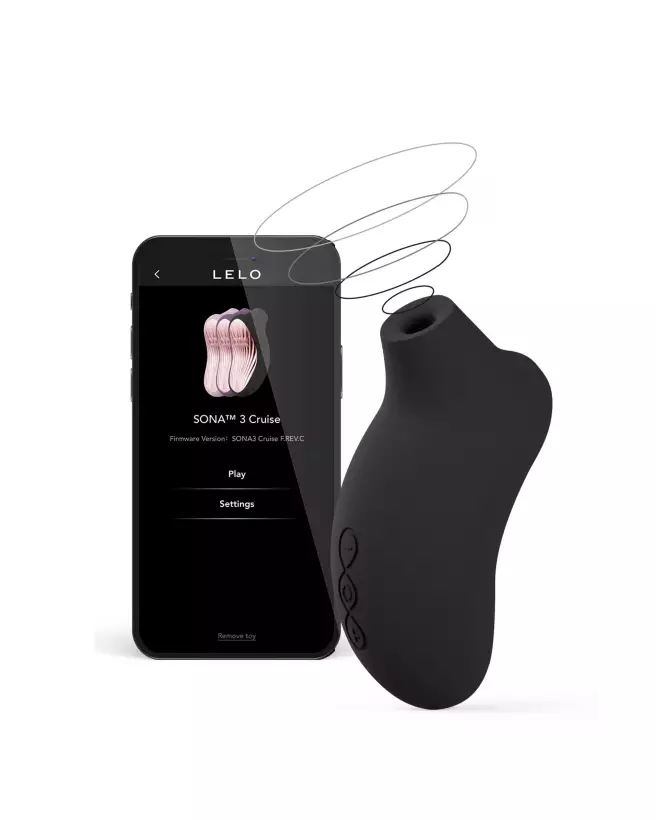 Image du SONA 3 Cruise Black de LELO, stimulateur clitoridien haut de gamme-1