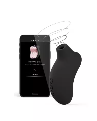Image du SONA 3 Cruise Black de LELO, stimulateur clitoridien haut de gamme-1
