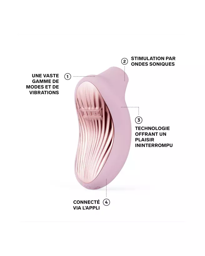 Image du SONA 3 Cruise SoftPink de LELO, stimulateur clitoridien haut de gamme-3
